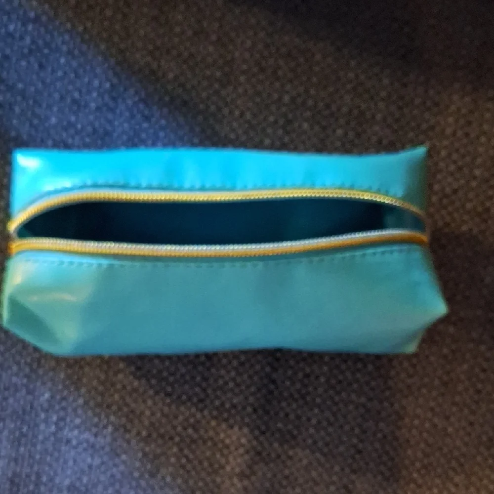 Harry Potter Potions Teal Turquoise Pouch with Gold Zipper